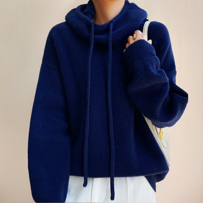Delfina® | Elegant turtleneck sweater made of merino wool