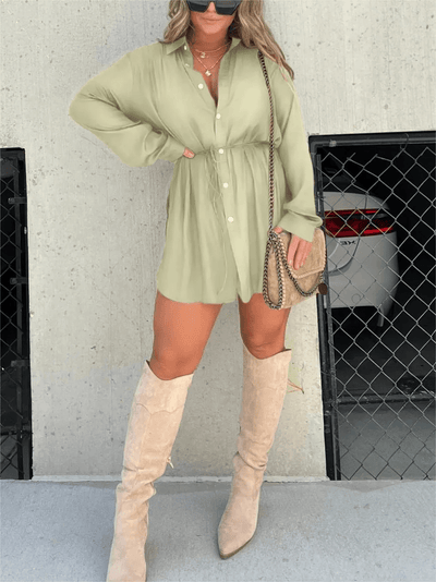 Adalicia® | Elegant Satin Overall Dress For Every Occasion