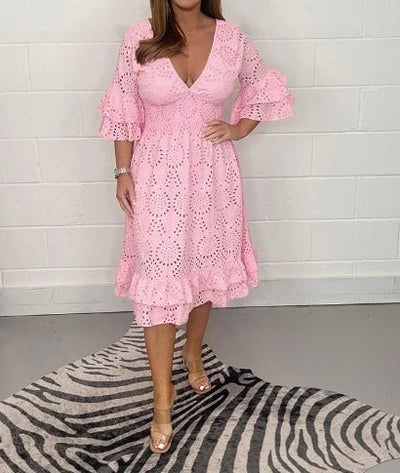 Abigaíl® | Elegant Lace Dress For Stylish Occasions