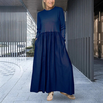 Mabel® | Knitted midi dress with long sleeves