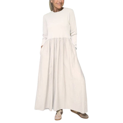 Mabel® | Knitted midi dress with long sleeves
